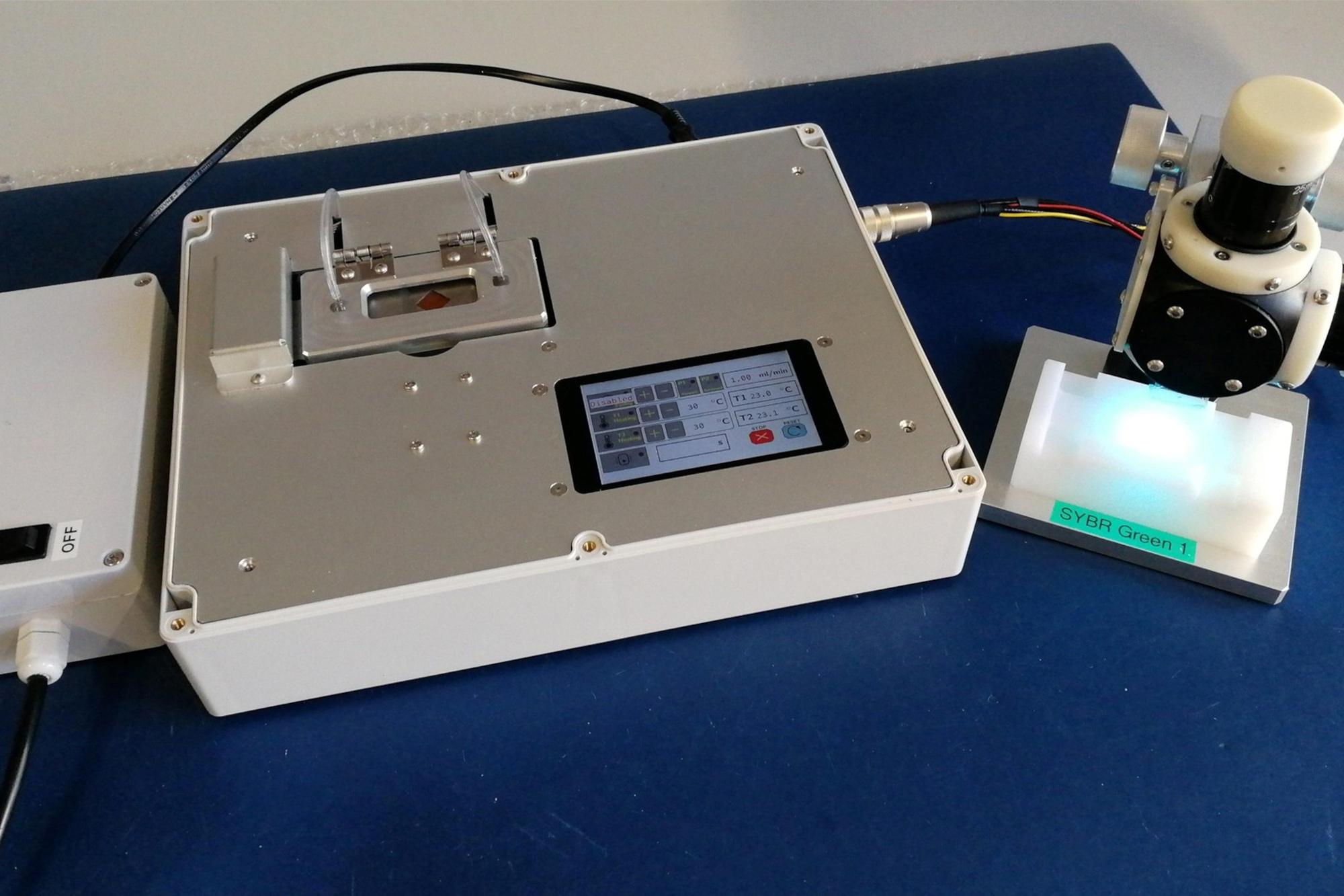 Neue Mikrofluid-Plattform mit integriertem DNA-Biosensor zum Nachweis von SARS-CoV-2